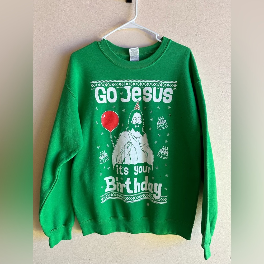 Funny Christmas Jacket Jesus